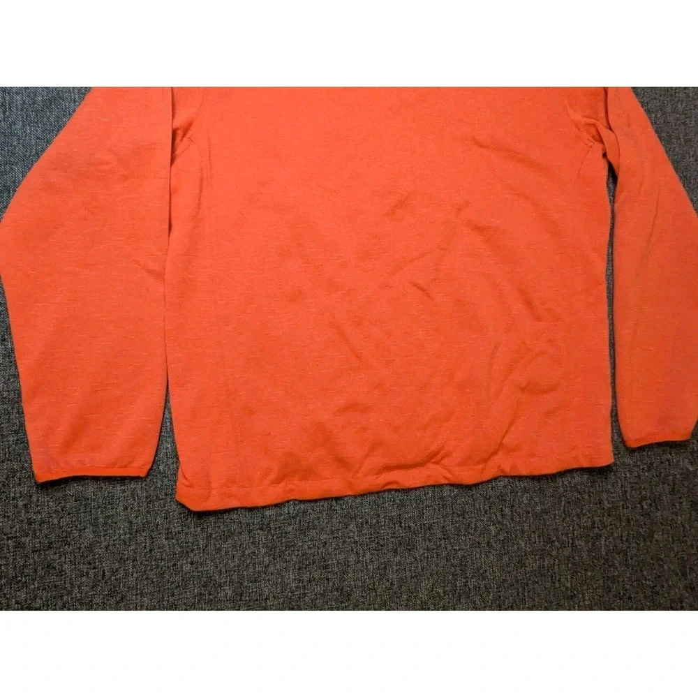 The North Face Jacket Men's XL‎ Orange Fleece Lined Full Zip Bionic Outdoor Coat